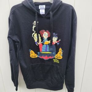 Disney Hocus Pocus Halloween Witches Black Hoodie Size XL